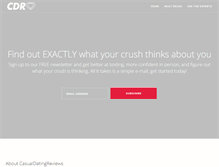 Tablet Screenshot of casualdatingreviews.com